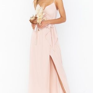 Show Me Your Mumu, Liz Maxi Dress, Size S, Dusty Blush Crisp